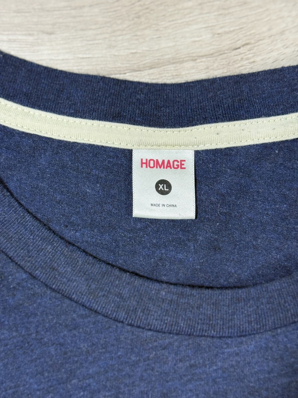 HOMAGE Navy Indiana Fever Graphic Tee with Red & Yellow Logo - Picture 3 of 9